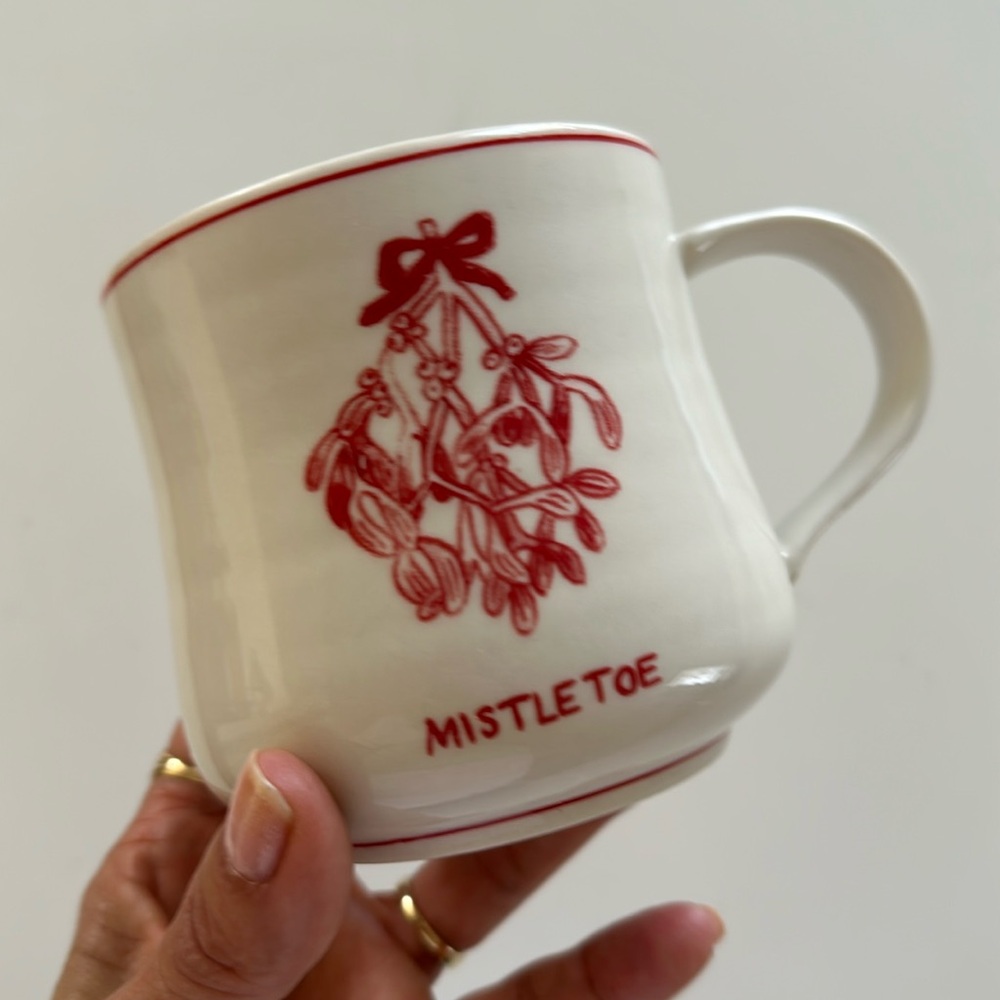 Molly Hatch for Anthropologie Mistletoe  Mug